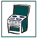 Fornuis en/of keuken - kitchenette